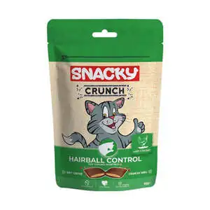 Snacky Kedi Crunch Ödül Hairball Cont.Tavuk 60 gr