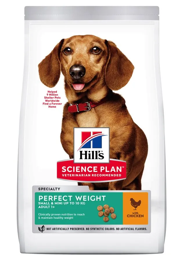 Hill's Science Plan İdeal Kilo için Tavuklu Küçük ve Mini Irk Yetişkin Köpek Maması 1.5 kg - 1