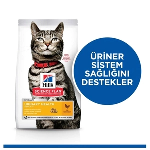 Hill's Science Plan Urinary İdrar Yolu Destekleyici Tavuklu Yetişkin Kedi Maması 1.5 kg - 4