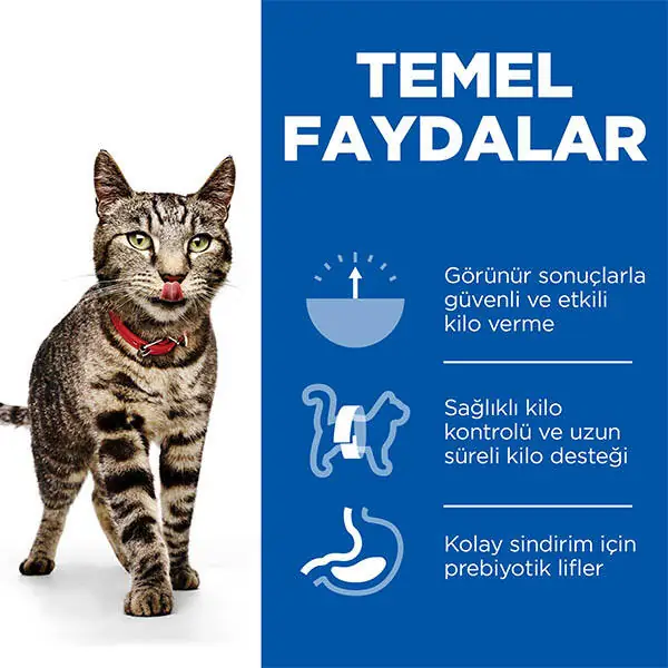 Hill's Science Plan Perfect Weight İdeal Kilo için Tavuklu Yetişkin Kedi Maması 2,5kg - 3