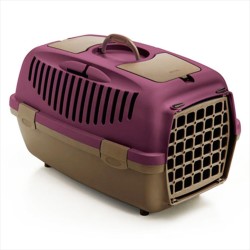 Stefanplast Gulliver 2 Kedi Ve Köpek Taşima Çantasi Mor / Kahverengi