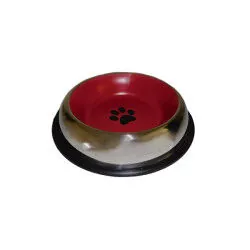 Stefanplast Kabartmalı Renkli Çelik Mama Ve Su Kabı - 96 Oz - 1