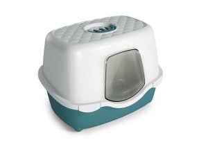 Stefanplast Tres Chıc Beyaz /yeşil Kedi Tuvaleti 56x39x39cm - 1