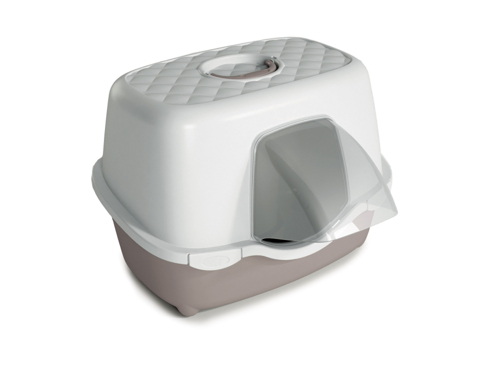 Stefanplast Tres Chıc Beyaz/pembe Kedi Tuvaleti 56x54,5x39cm - 1