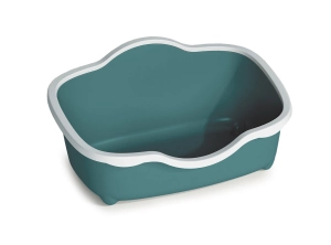 Stefanplast Tres Chıc Beyaz/yeşil Açık Kedi Tuvaleti 56x38,5x26cm - 2