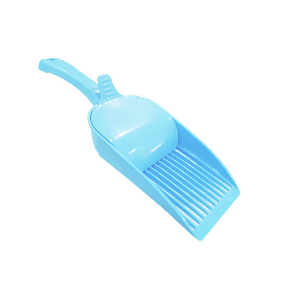 Strong Hazneli Kedi Kumu Toplama Küreği Mavi 35 cm - 1