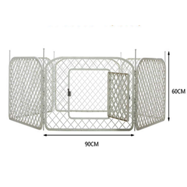 Strong Plastik Köpek Oyun Bahçesi Çiti 6 Panel 90x60cm - 1