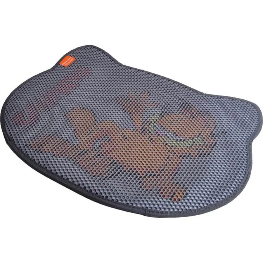 Garfield Çift Katmanlı Kedi Kumu Paspası Gri - 2