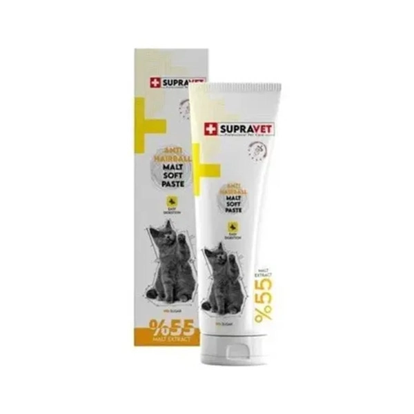 Supravet Anti-hairball Malt Kedi Macunu 30gr (Tüy Yumağı Önleyici Ve Tüy Sağlığı - 1