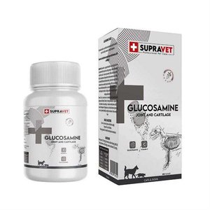Supravet Kedi ve Köpek Eklem Sağlığı Güçlendirici Glukozamin Tablet+Vitamin C (75 Tablet)