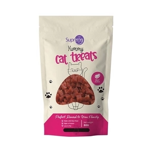 Supreme Cat Küp Şeklinde Sığır Etli Kedi Ödül Maması 80gr