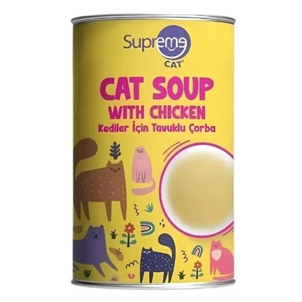 Supreme Cat Tavuklu Kedi Ödül Çorbası - 135 ml - Lezzetli ve Besleyici - 2
