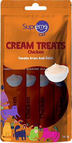 Supreme Cat Tavuklu Sıvı Kedi Ödül Maması 4x14 gr - 2