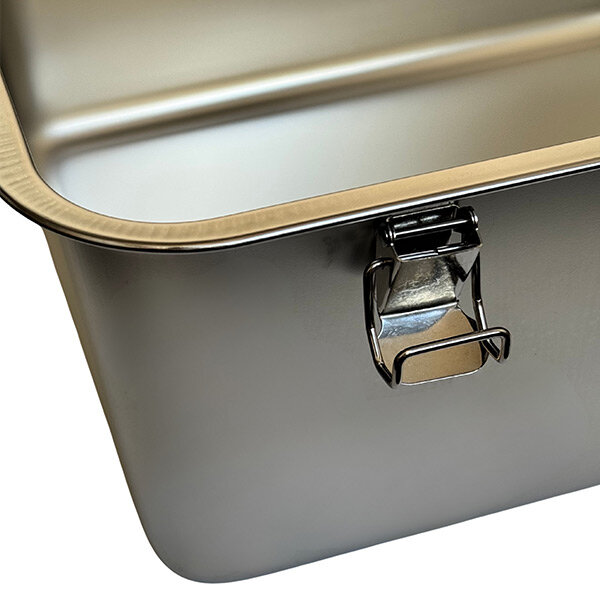 Tigres CleanSteel Premium Paslanmaz Çelik Üstten Girişli Kedi Tuvalet Kabı – 60 cm, Hijyenik & Lüks Tasarım - 14