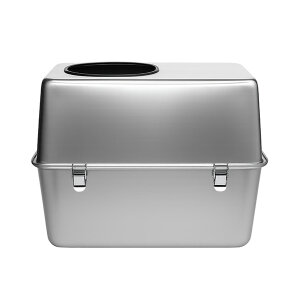 Tigres CleanSteel Premium Hijyen Seti – Paslanmaz Çelik Kedi Tuvaleti +  Zaman Ayarlı Otomatik İkili Mama Kabı + 2L Su Pınarı - 15