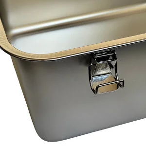 Tigres CleanSteel Premium Paslanmaz Çelik Üstten Girişli Kedi Tuvalet Kabı – 60 cm, Hijyenik & Lüks Tasarım - 13