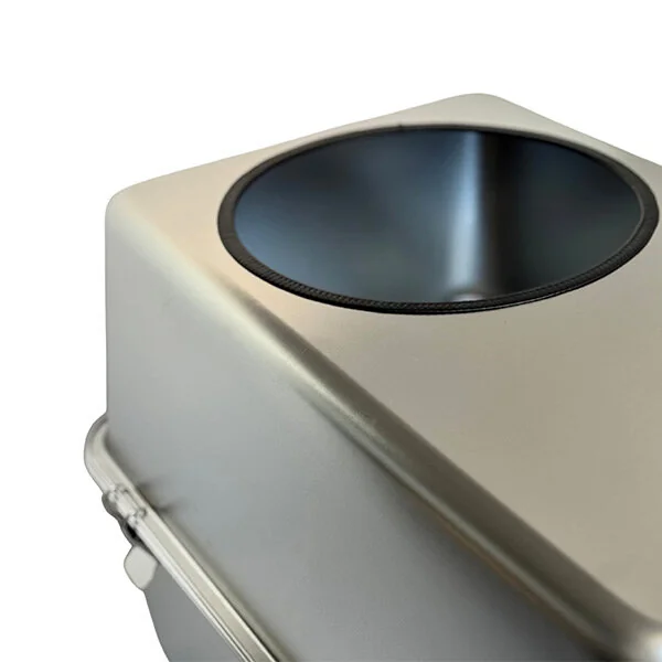 Tigres CleanSteel Premium Hijyen Seti – Paslanmaz Çelik Kedi Tuvaleti +  Zaman Ayarlı Otomatik İkili Mama Kabı + 2L Su Pınarı - 11