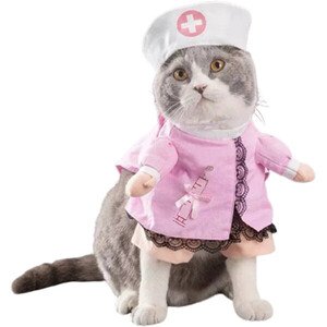 Tigres Eğlenceli Hemşire Şeklinde Kedi Kıyafeti