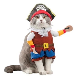 Tigres Jesty Eğlenceli Korsan Şeklinde Kedi Kıyafeti