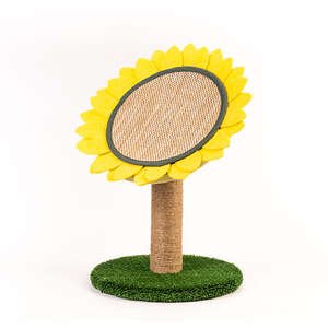 Tigres Lucky Ayçiçeği Şeklinde Kedi Tırmalaması Bej