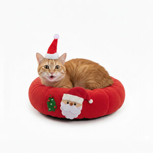 Tigres Puffy Christmas Dream Kedi Yatağı 50 cm
