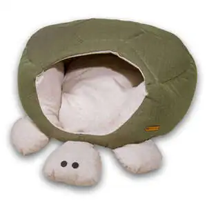 Tigres Puffy Kaplumbağa Şeklinde Kedi ve Köpek Yatağı