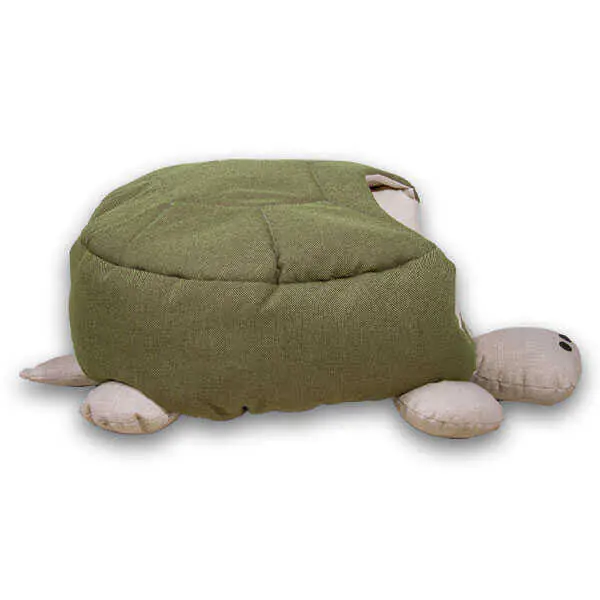 Tigres Puffy Kaplumbağa Şeklinde Kedi ve Köpek Yatağı - 4