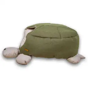 Tigres Puffy Kaplumbağa Şeklinde Kedi ve Köpek Yatağı - 5