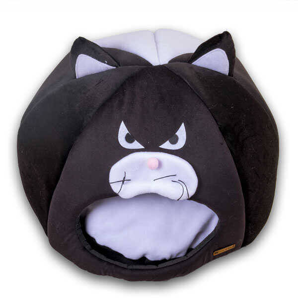 Tigres Puffy Kedi Şeklinde Kedi ve Köpek Yatağı - 3