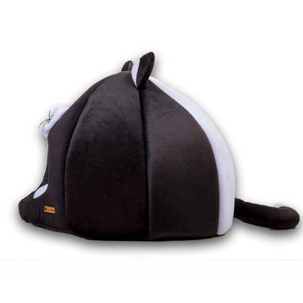 Tigres Puffy Kedi Şeklinde Kedi ve Köpek Yatağı - 4