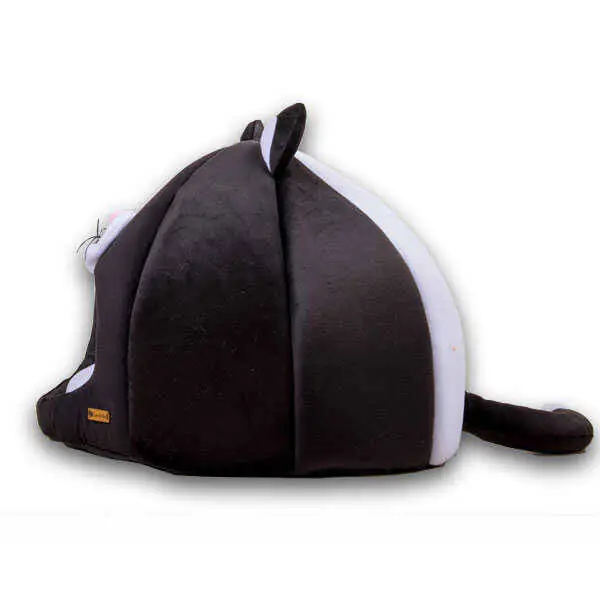 Tigres Puffy Kedi Şeklinde Kedi ve Köpek Yatağı - 4