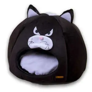 Tigres Puffy Kedi Şeklinde Kedi ve Köpek Yatağı