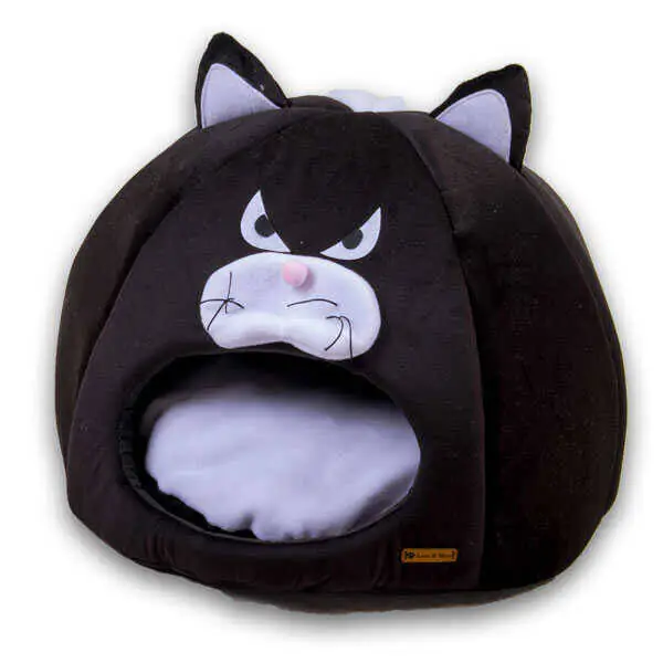 Tigres Puffy Kedi Şeklinde Kedi ve Köpek Yatağı - 1