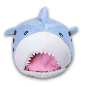 Tigres Puffy Köpek Balığı Şeklinde Kedi ve Köpek Yatağı - 3