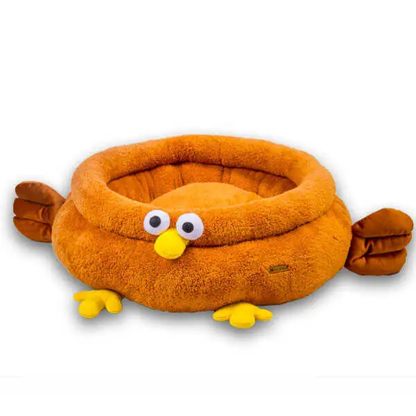 Tigres Puffy Tavuk Şeklinde Kedi ve Köpek Yatağı - 1