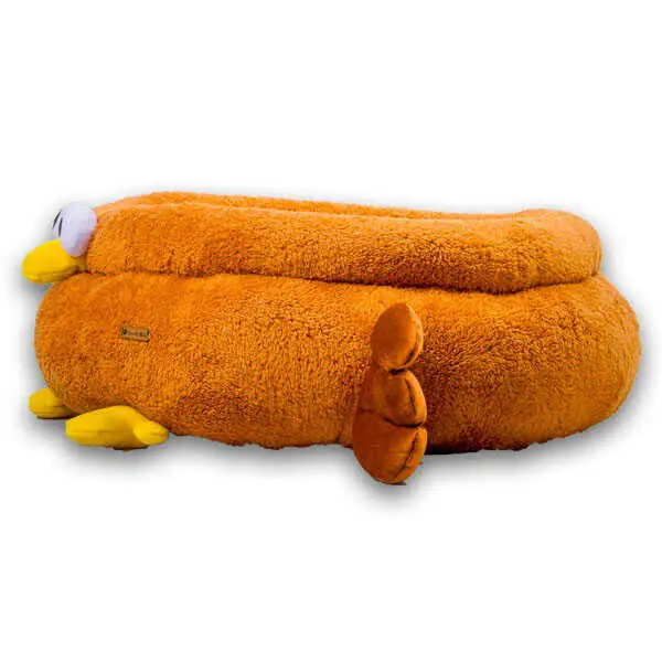 Tigres Puffy Tavuk Şeklinde Kedi ve Köpek Yatağı - 5