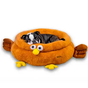 Tigres Puffy Tavuk Şeklinde Kedi ve Köpek Yatağı - 9