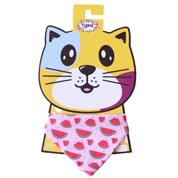Tigres Team Karpuz Desenli Fular Kedi Tasması - 1