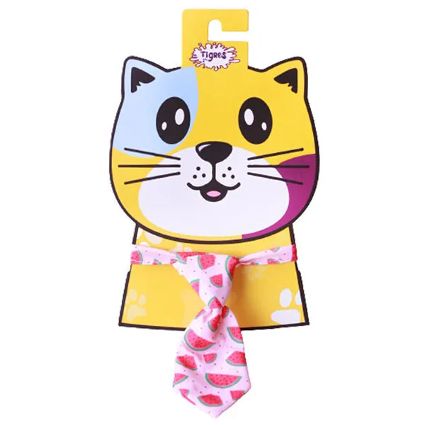 Tigres Team Karpuz Desenli Kravat Kedi Tasması - 1