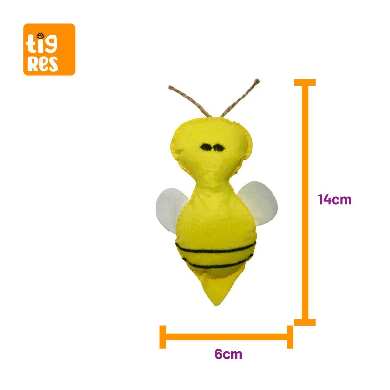 Tigres Venator Catnipli Arı Şeklinde Kedi Oyuncağı - 4