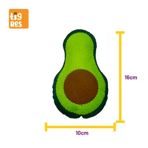 Tigres Venator Catnipli Avokado Şeklinde Kedi Oyuncağı - 4