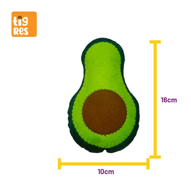 Tigres Venator Catnipli Avokado Şeklinde Kedi Oyuncağı - 4