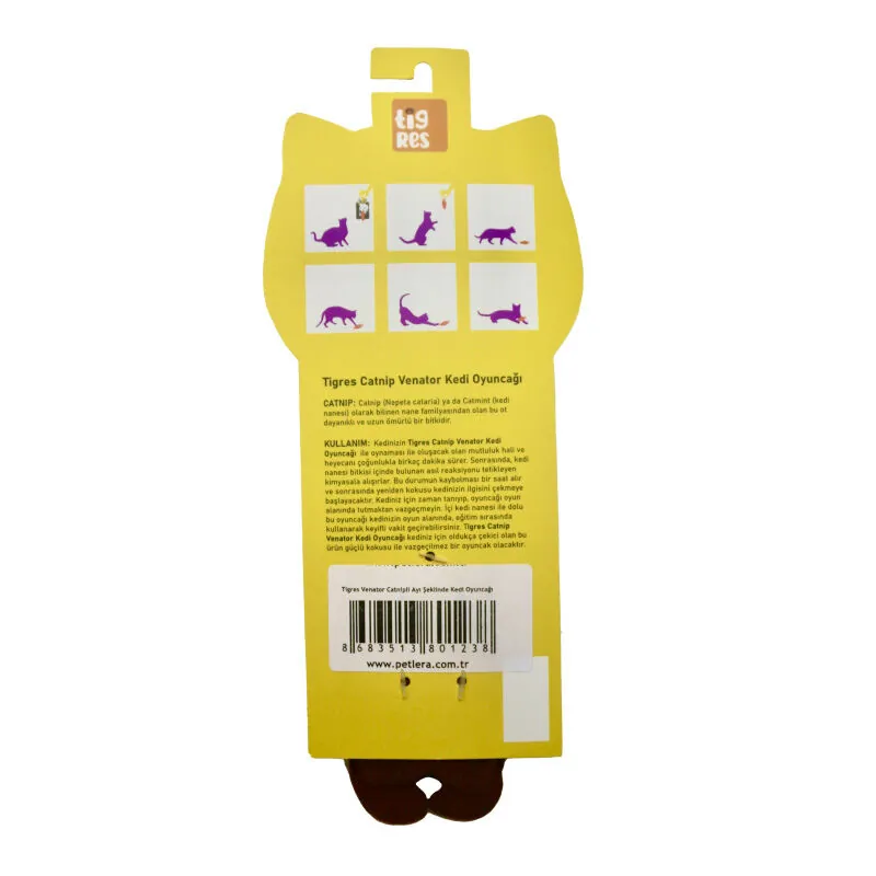Tigres Venator Catnipli Ayı Şeklinde Kedi Oyuncağı - 3