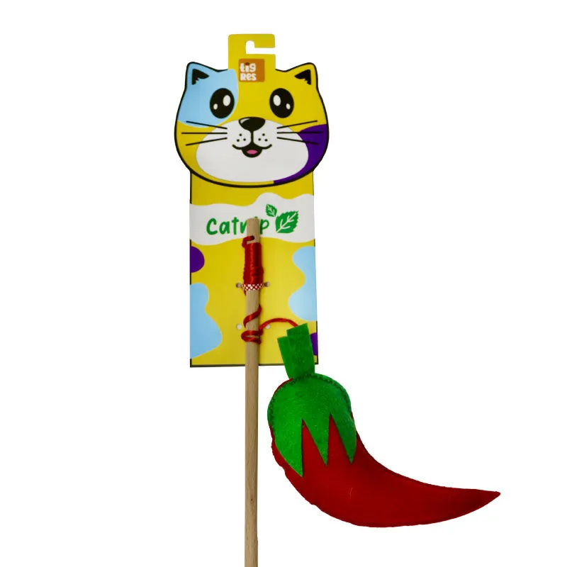 Tigres Venator Catnipli Biber Şeklinde Kedi Oltası - 3