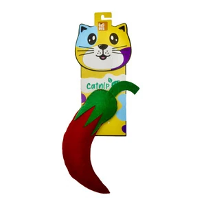 Tigres Venator Catnipli Biber Şeklinde Kedi Oyuncağı - 2