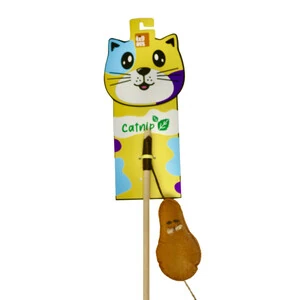 Tigres Venator Catnipli Bıyıklı Fare Şeklinde Kedi Oltası - 3