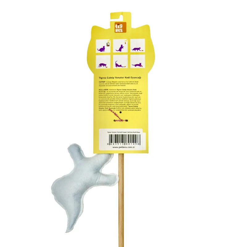 Tigres Venator Catnipli Casper Şeklinde Kedi Oltası - 4