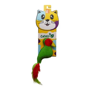 Tigres Venator Catnipli Cennet Papağanı Şeklinde Kedi Tüylü Oyuncağı - 2