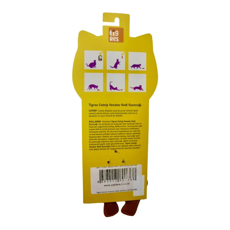 Tigres Venator Catnipli Ceylan Şeklinde Kedi Oyuncağı - 3