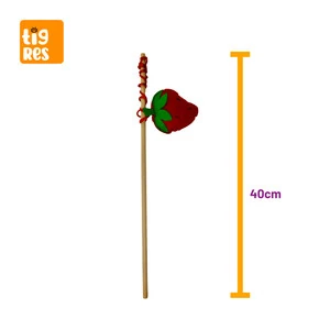 Tigres Venator Catnipli Çilek Şeklinde Kedi Oltası - 2